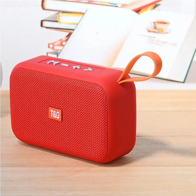 Bluetooth колонки для Spiker беспроводной портативный мини Колонка звук системы громкий Бумбокс Музыка Поддержка карты памяти AUX - Цвет: Красный