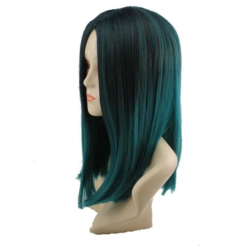 Similler африканские американские женские парики Средние прямые синтетические