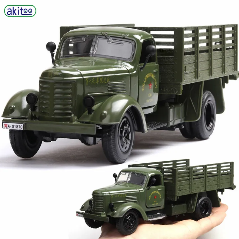 Akitoo модель грузовика освобождения военный симулятор автомобиль звук и