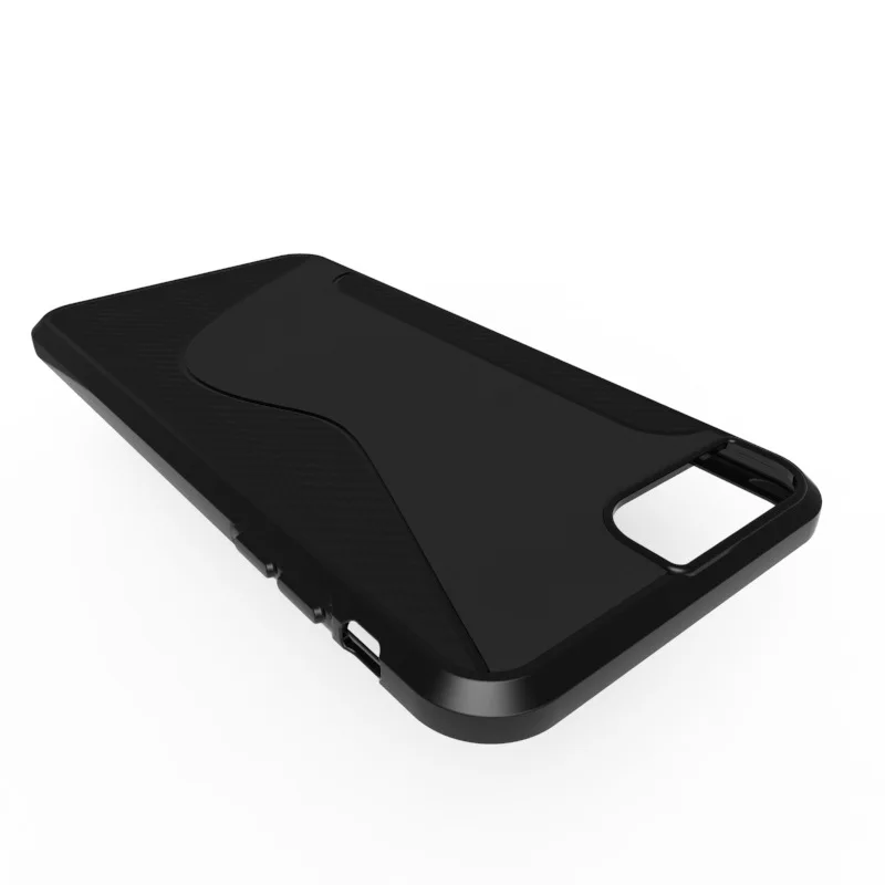 100 шт./Партия. Черный противоударный Противоскользящий гелевый Чехол из ТПУ для