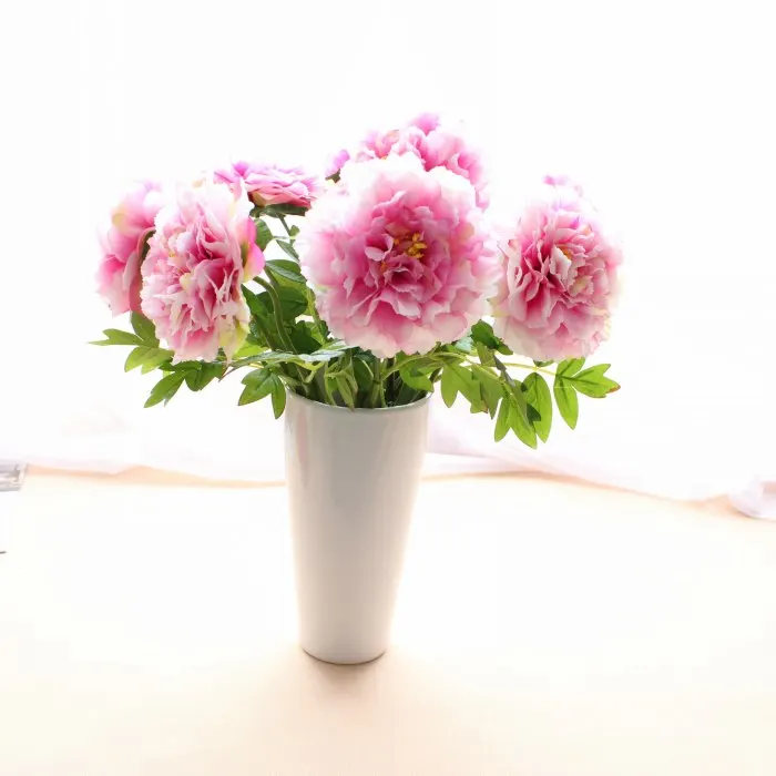 Красивые Искусственные Шелковые пионы искусственные цветы украшение для