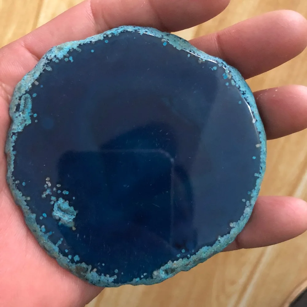 1 шт. PopSockets: складная ручка и подставка для телефонов и планшетов-Ледяной Синий Агат