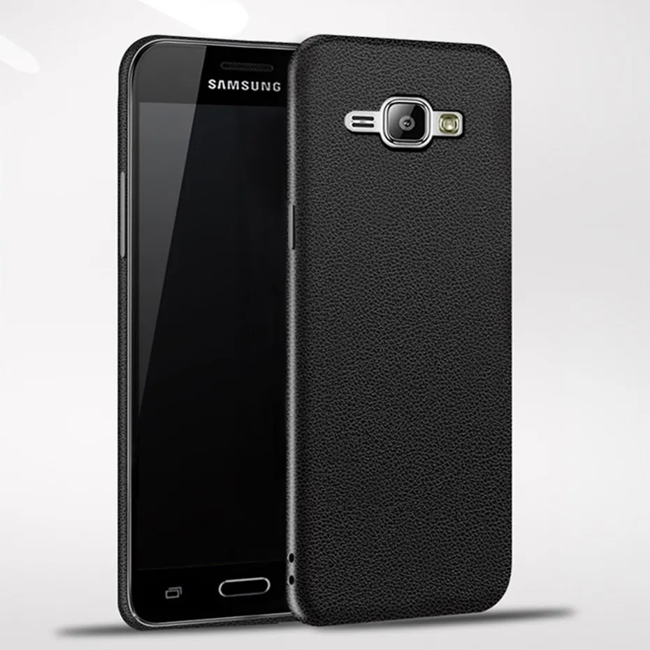 Чехол для Samsung Galaxy J1 2016 мягкий силиконовый кожаный ТПУ чехол-накладка телефона J 1