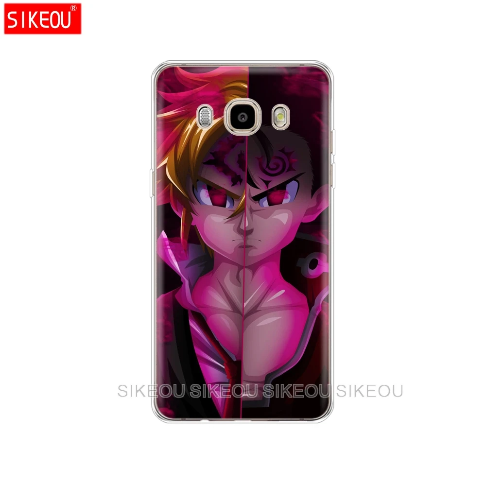 Силиконовый чехол для телефона Samsung Galaxy J1 J2 J3 J5 J7 MINI 2016 2015 prime Nanatsu no Taizai 7 Seven Deadly