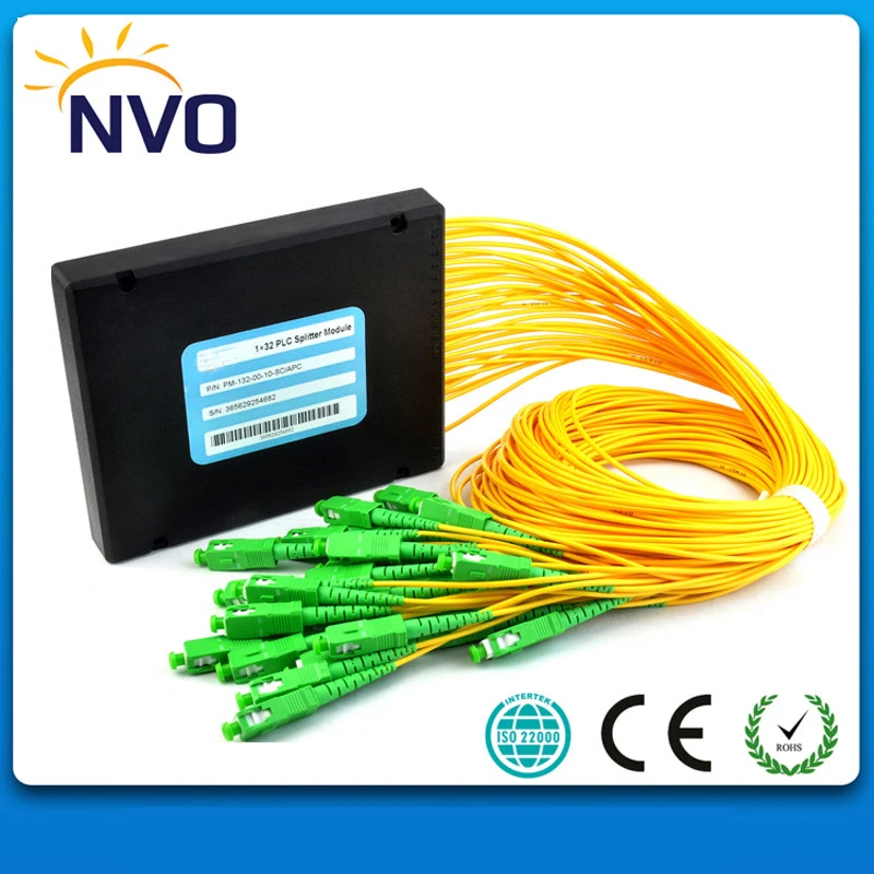 Бесплатная доставка GPON система 1X32 PLC волоконно оптический сплиттер с SC/UPC
