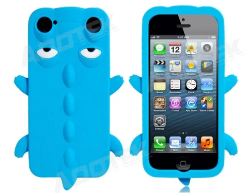 Free Shipping Case For Iphone 5/5s Cover Hello Geeks Caterpillar Silicone |