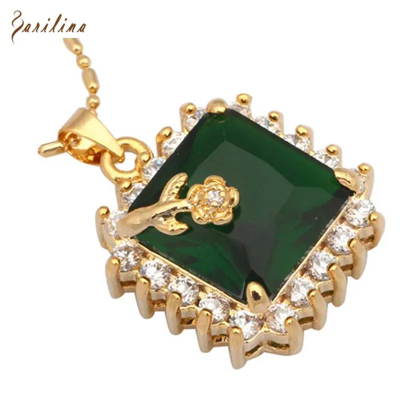 Женское Ожерелье и подвеска с белым фианитом|necklace pendant women|necklace women pendantpendant necklace |