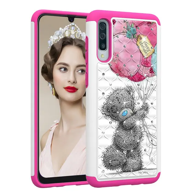 4 Для Coque samsung A50 чехол Galaxy A20 E A202 A205 A 20 50 30 Роскошная Блестящая Глянцевая задняя панель Etui для samsung Galaxy A30 A20 A20E чехол - Цвет: 4