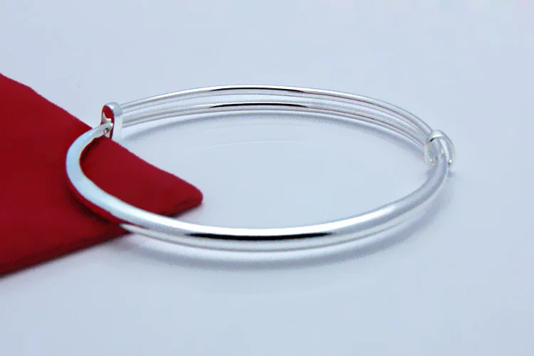 Модные очаровательные женские браслеты из стерлингового серебра 925 пробы с