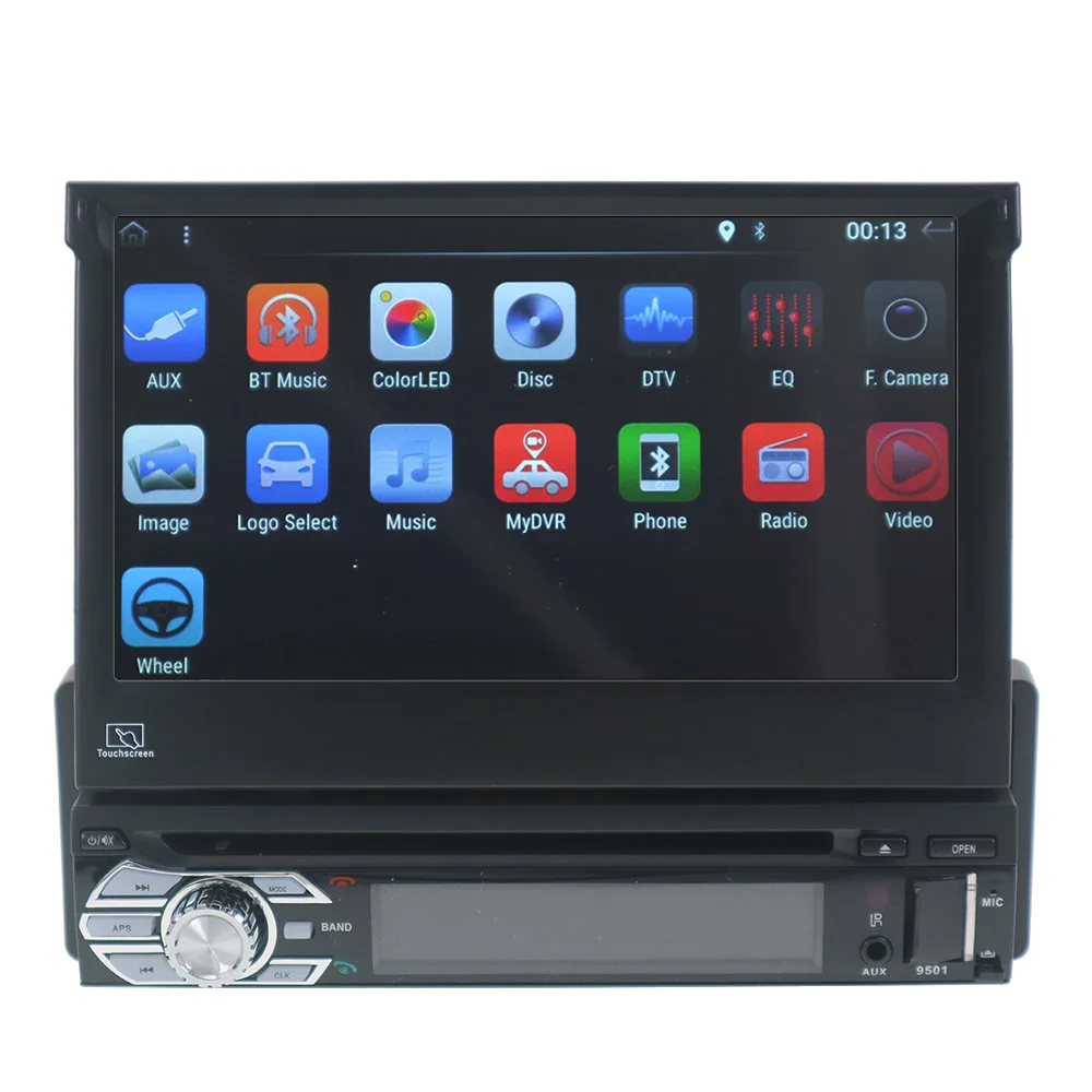 Автомобильный dvd-плеер Универсальный на платформе Android 8 Типоразмер 1 din 182*53