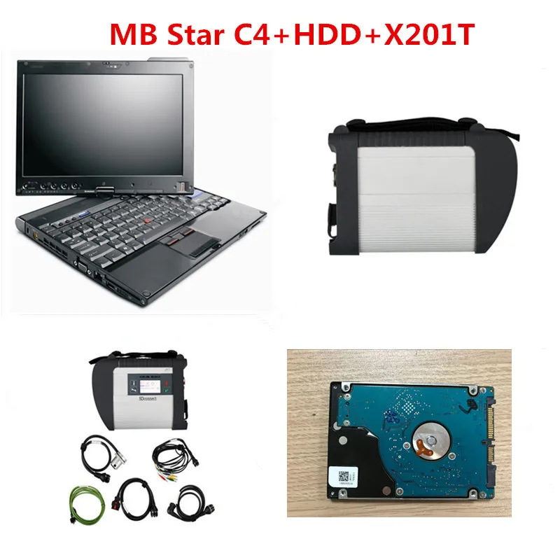 Высококачественный компактный диагностический Мультиплексор MB Star C4 SD Connect с Wi-Fi