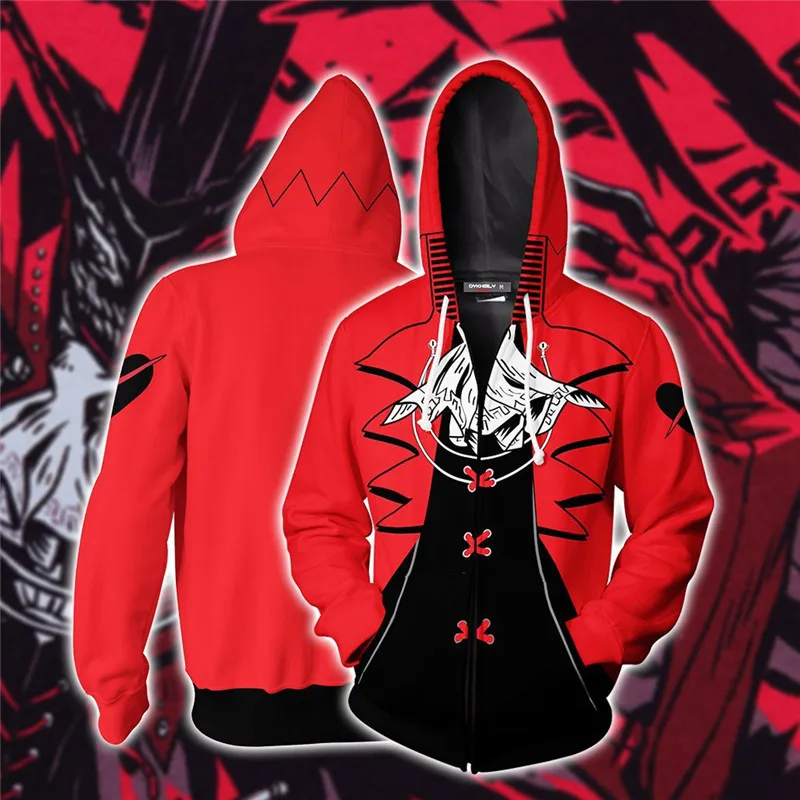 Persona 5 маскарадные костюмы одежда толстовка с капюшоном со шляпой Akira Kurusu Morgana черная школьная форма женская одежда куртки