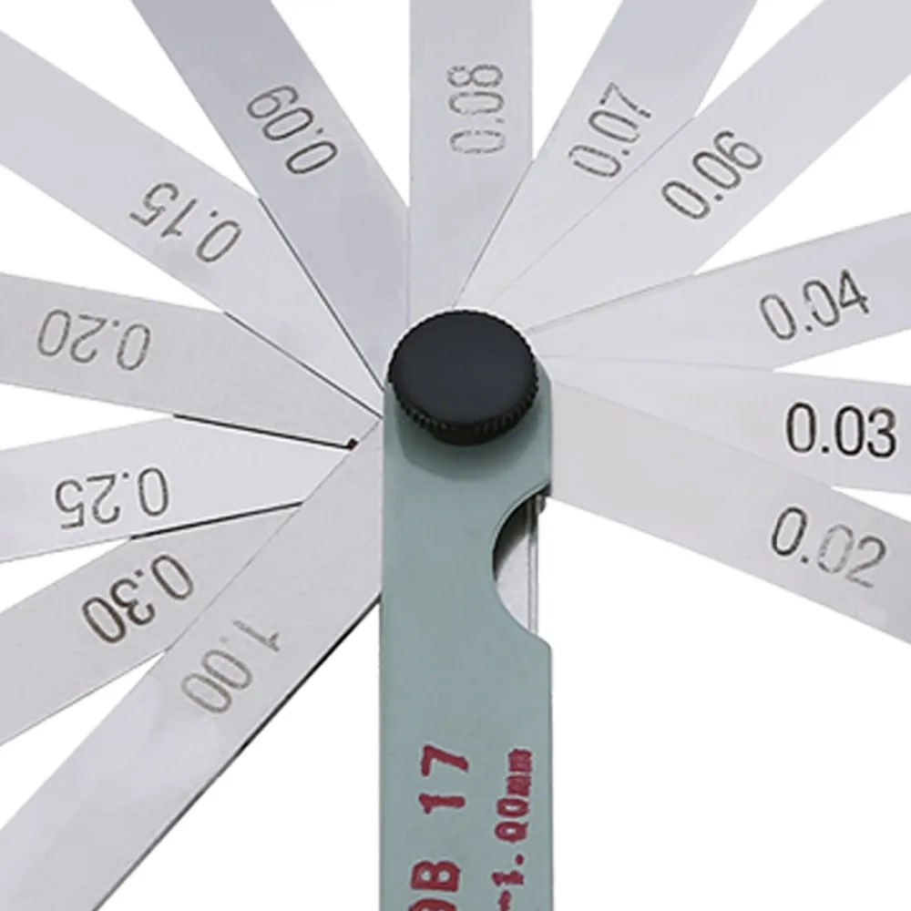 100 мм Длина метрический щуп Калибр 17 лезвие зазор наполнитель 0 02 1 00 толщина