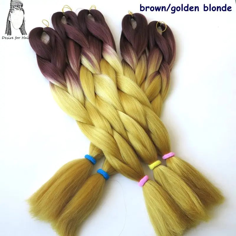 P4/24 Desire for hair 24 дюйма 100 г bling Блестки для волос mix большие синтетические косы плетение волос для наращивания - Цвет: P4/24