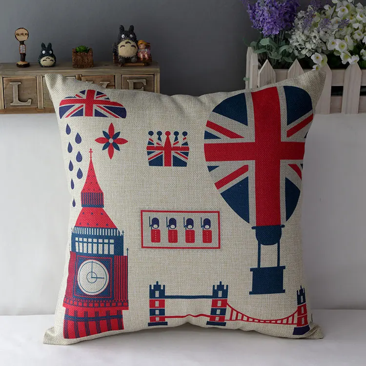 18 &quotпостельное белье из хлопка в английском стиле для подушек/Британский