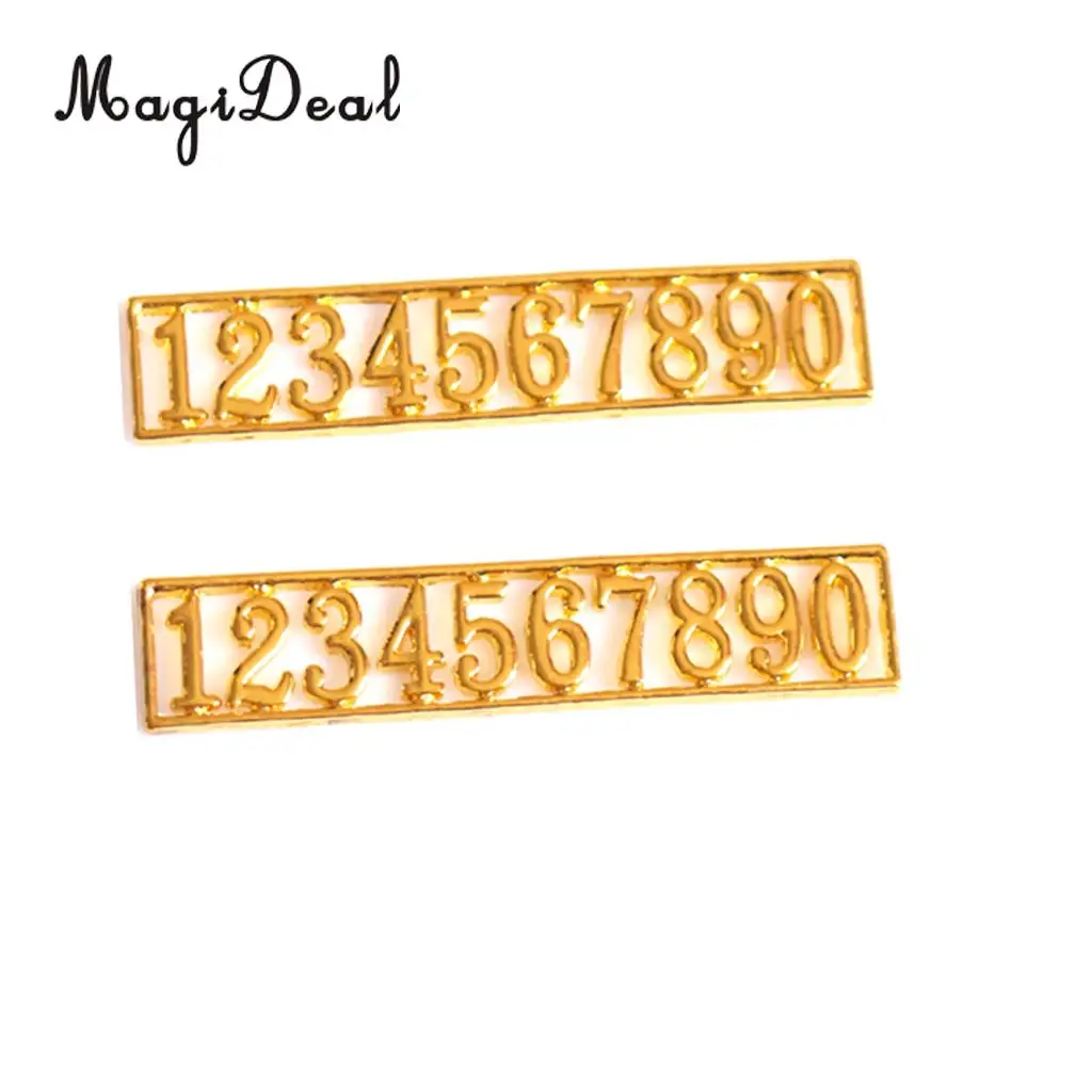 MagiDeal винтажный дизайн масштаб 1/12 Золотой кукольный домик Миниатюрный набор