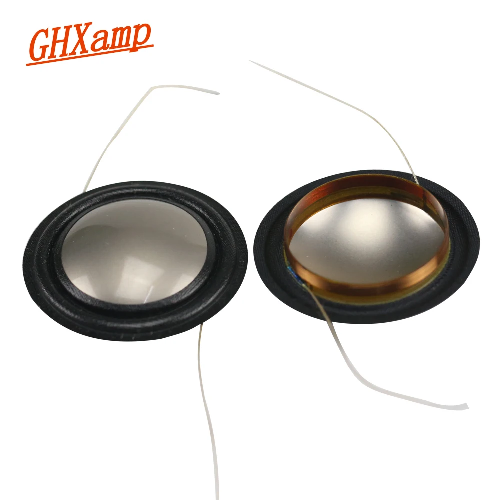 

GHXAMP 20.4mm 20.5Core Treble Voice Coil Imported Titanium Film + Silk Membrane Special Accessories 8OHM 2PCS