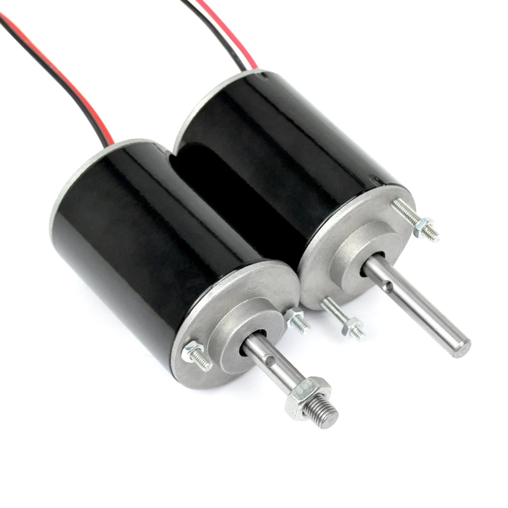 Yimaker 1 шт. двигатель постоянного тока 12 V/24 V 3500/7000rpm Высокий Скорость большим вращающим моментом Регулируемый Скорость положительный и отрицательный с постоянным магнитом, работающий от постоянного тока