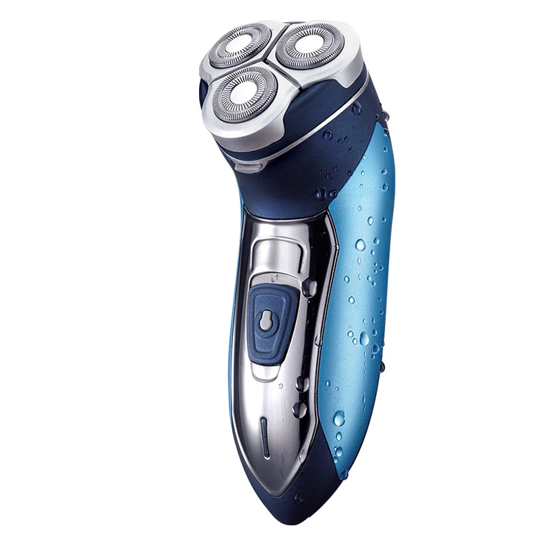 Вращающиеся мужские электробритвы для мытья всего тела 3 бритвенные головки
