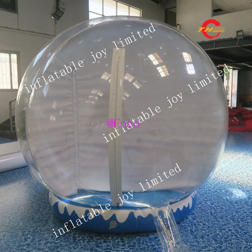 Бесплатная доставка! 2 м диаметр двор реклама снежный шар пузырьковая палатка