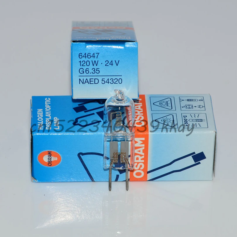 Лампа Ксеноновая OSRAM 64647 24V120W GER галогенная лампа, NAED 54320 G6.35, 64647 JC 24 V 120 W лампы, Мартин, ML500/501 Операционная хирургический светильник