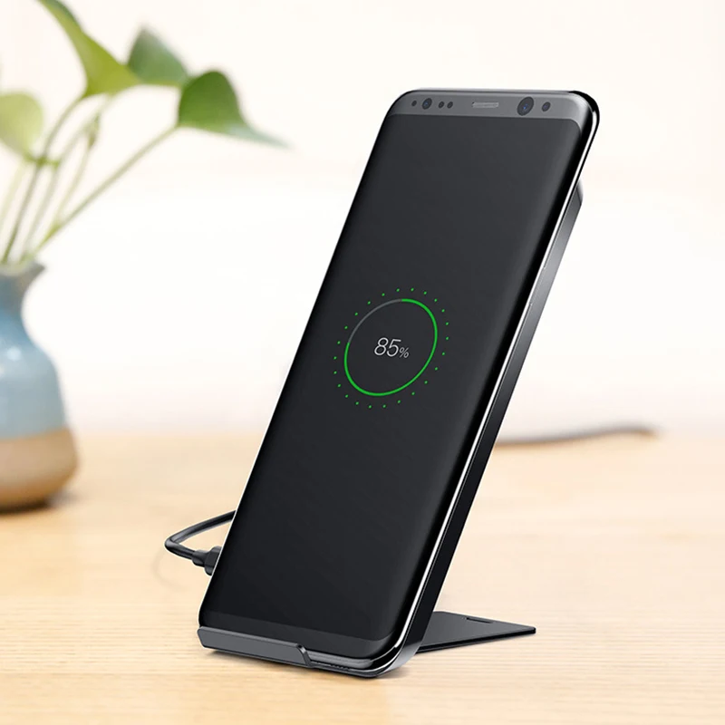Беспроводное зарядное устройство Qi для iPhone X XS Max samsung S10 Xiaomi mi 9 x 3 10 Вт быстрая