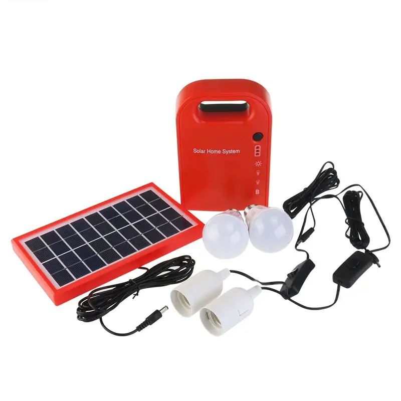 Портативные Солнечные Лампы Панели Генератора USB Кабель Зарядное Устройство