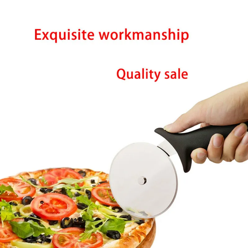 Нож для пиццы Нержавеющая сталь Ножи торт хлеб круги круглый нож инструмент
