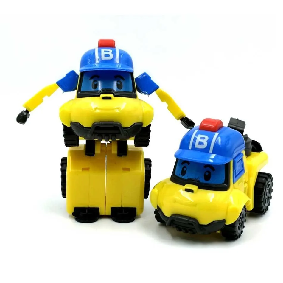 

6pcs/Set Original box Robocar Poli Korea kids Toys Robot Transformation Anime Action Figure Toys For Children Playmobil Juguetes
