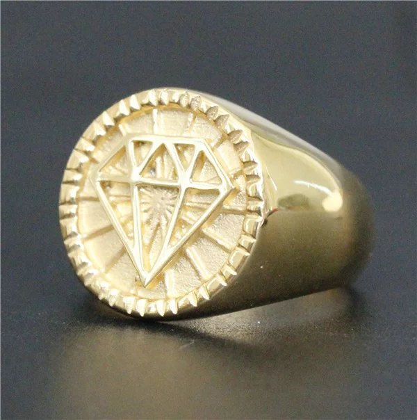 Прямая поставка Размер 7-13 модное нестандартное кольцо Пентагона 316L ювелирные