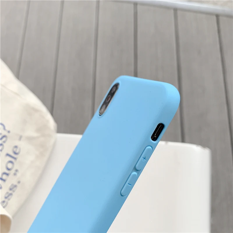 Simple Solid Color Ultrathin TPU Case For Huawei P40 Lite P30 Pro P20 P10 Selfie P9 mini P8 Phone Cover | Мобильные телефоны и