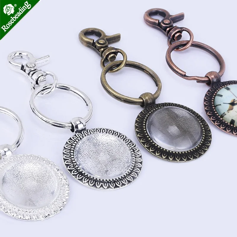 Наборы подвесок сделай сам цепочка для ключей 25 мм круглые Подсолнухи лотки