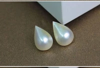 women gift word 925 sterling real natural pearl earrings water drops sea water pearl earring elegant a party luxury dubai