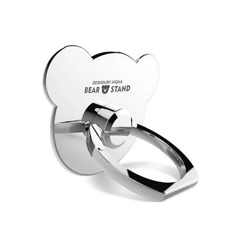 360 Градусов Вращающийся Прекрасные Медведь Кольцо Держатель Совместим С Любым