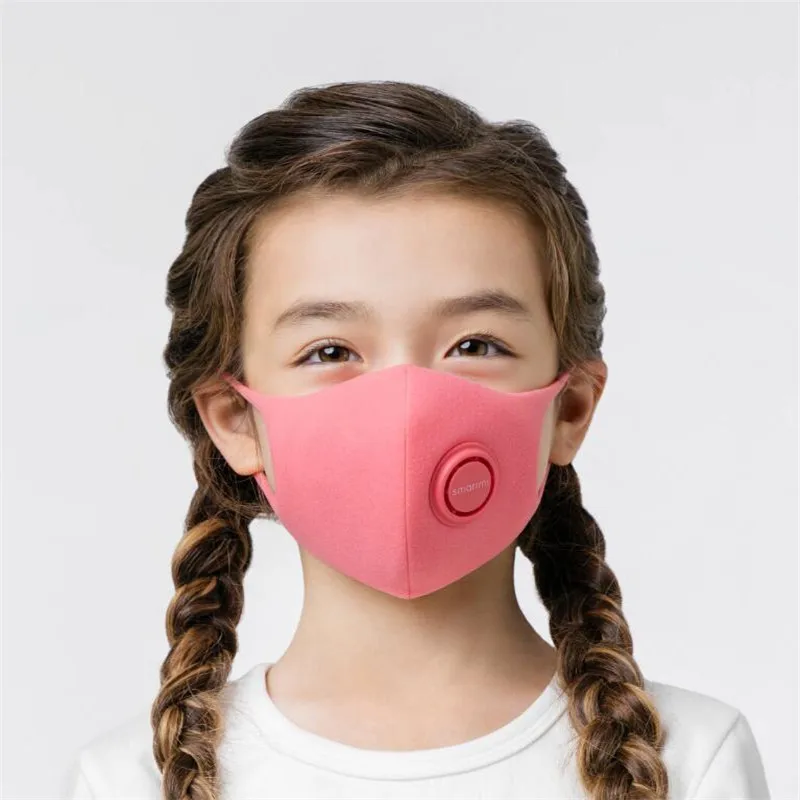 Xiaomi SmartMi Kid Mask, Детский Светильник, дышащая маска с защитой от дымки, мощная фильтрация, PM2.5, блокировка аллергенов, для друзей, 1 шт