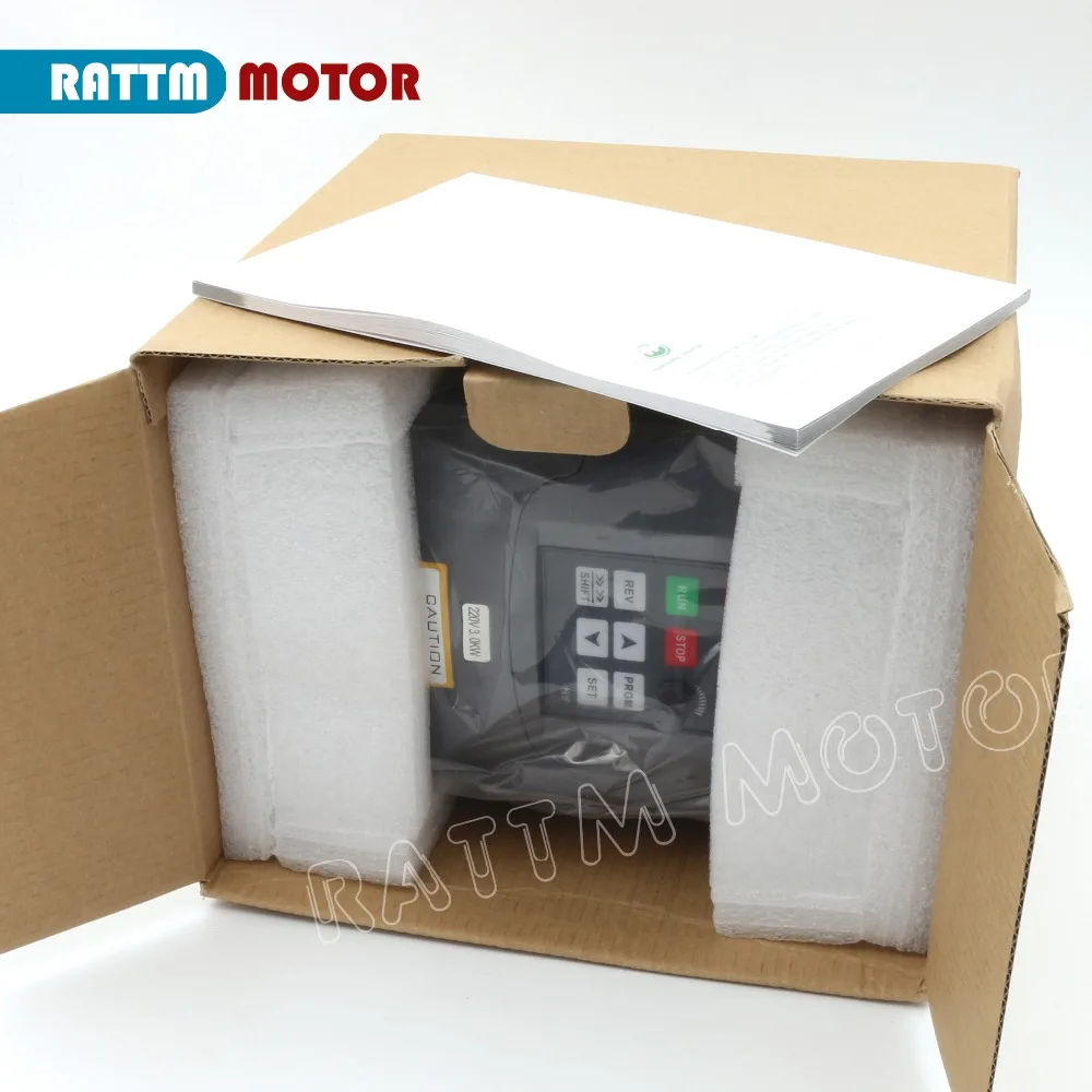 В Украину! 3KW VFD переменная частота 220V привод VFD инвертор 4HP выход 3 фазы 13A