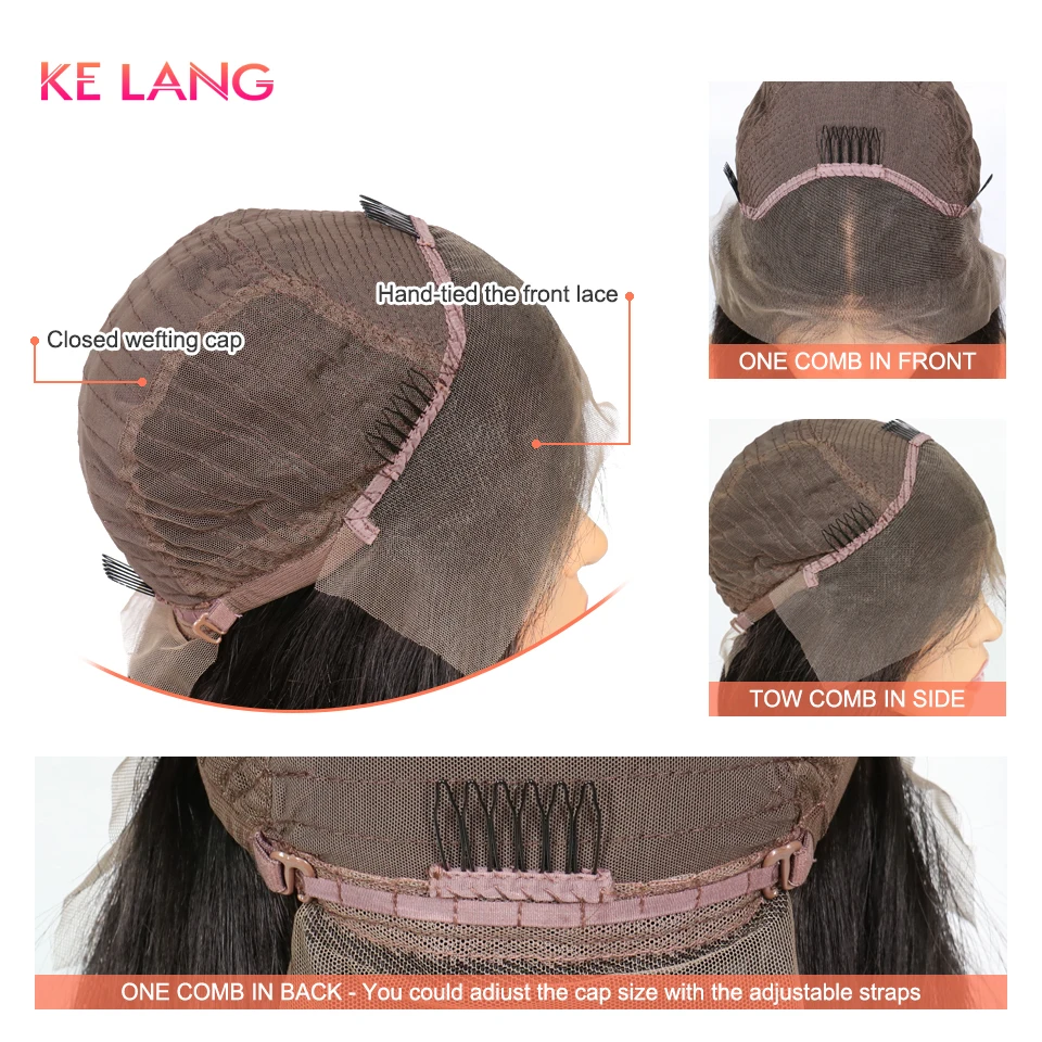 Т4/27 блонд Омбре цвет Remy бразильский прямой парик длинные предварительно