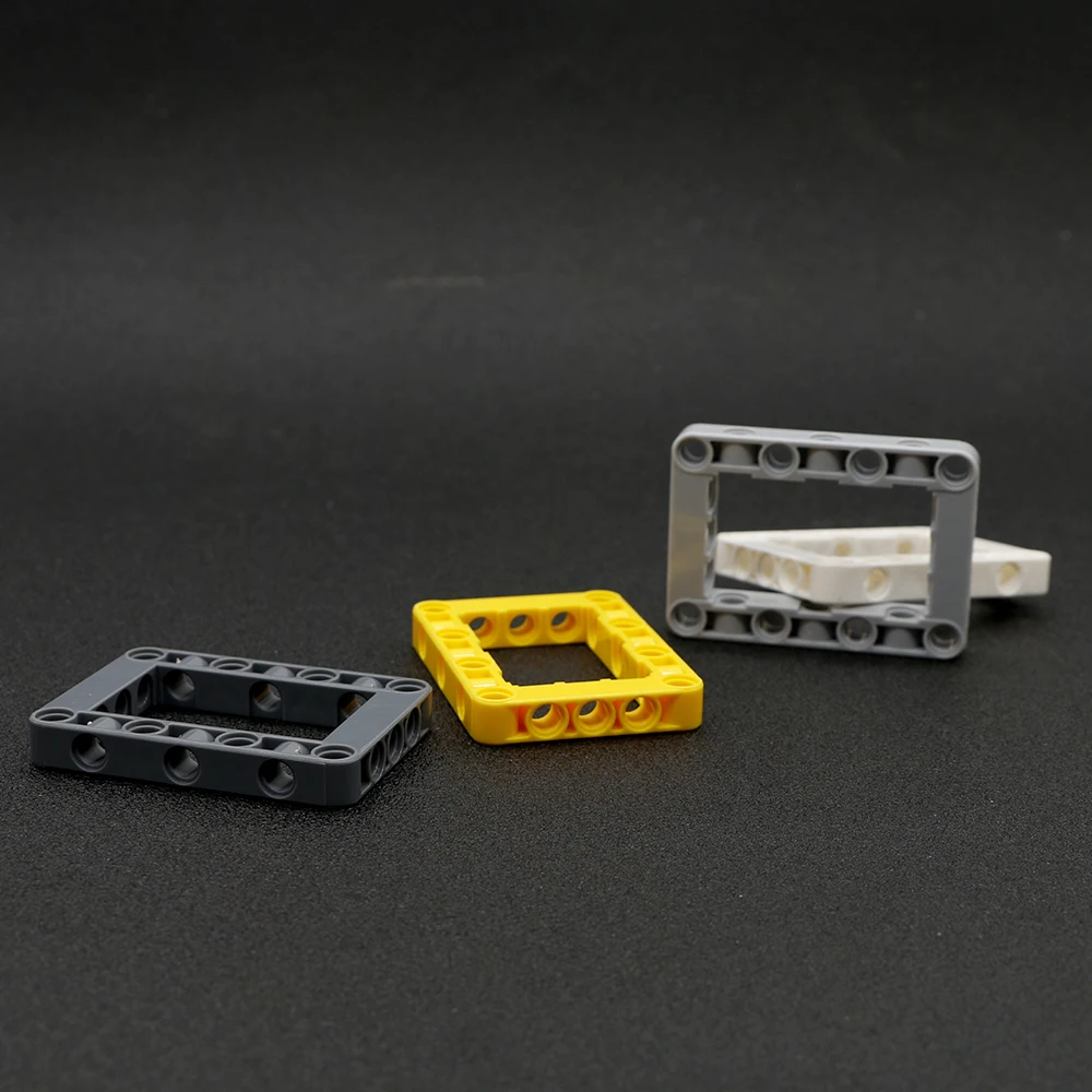 Технические строительные блоки детали рама MOC Liftarm отверстие для квадратного