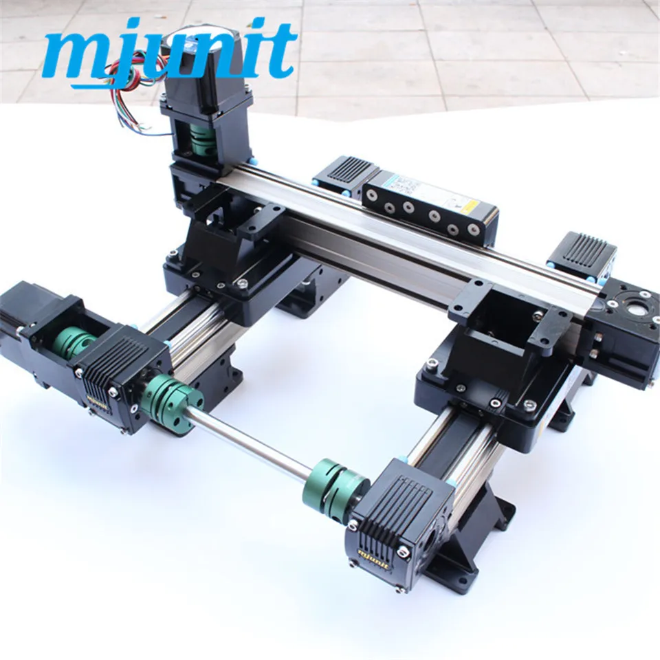 Зубчатый ременной привод Моторизованный шаговый двигатель точный направляющий