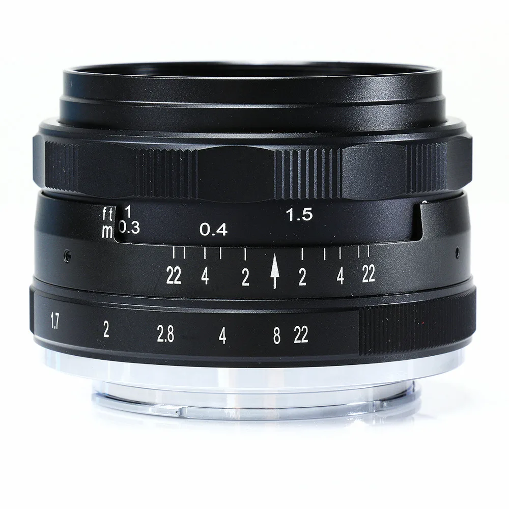 35 мм F1.7 Большая диафрагма ручной объектив для Fujifilm Fuji фотография черный |