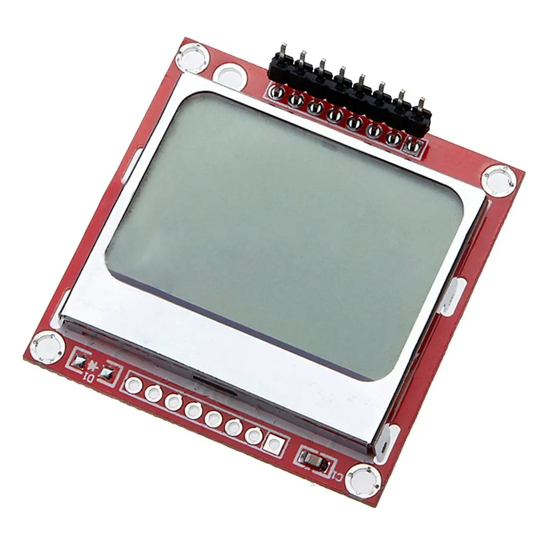 Nokia 5110 ЖК-модуль подсветки для Arduino белый 84x48 один мега прототип