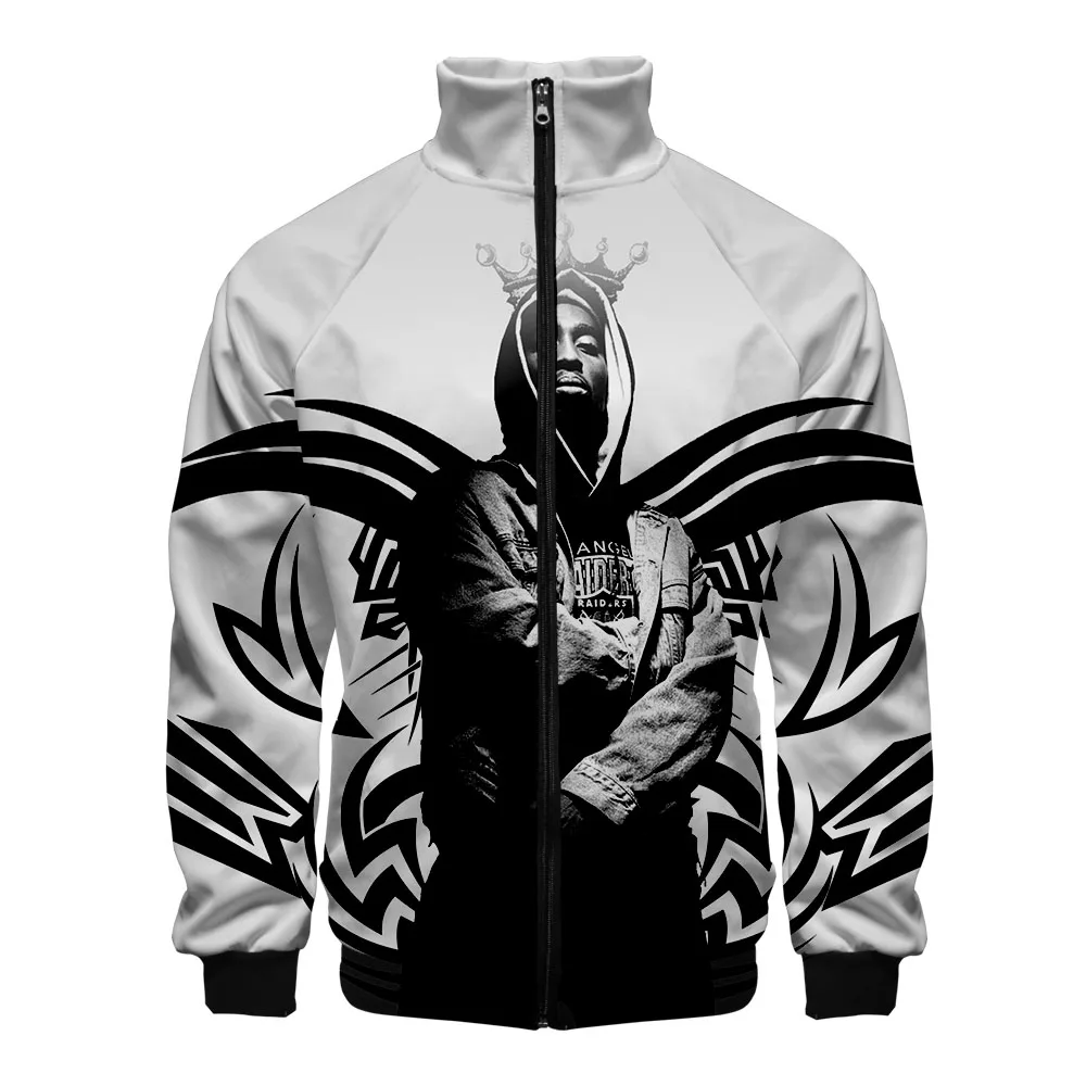 2pac Rapper Mans куртки и пальто Harajuku уличная мужская куртка в стиле хип хоп весна 2019 Blouson