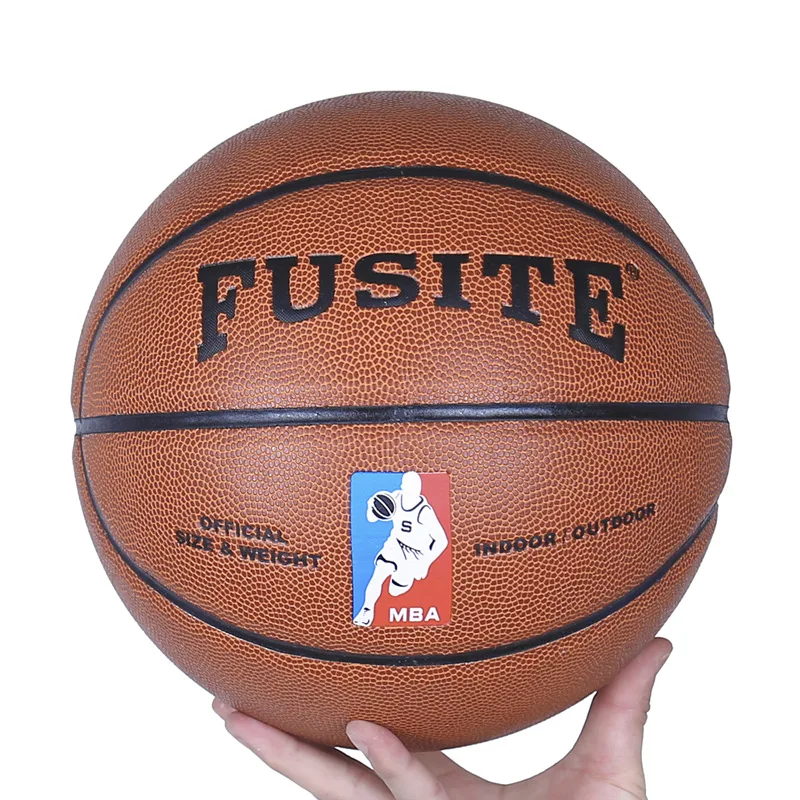 Баскетбольный мяч для улицы и помещений официальный размер 7/5 блестящие