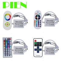 220v rgb controller 110v for led strip 5050 ip67 tiras tape remote controller rf ir with touch panel cord eu us by dhl10 set