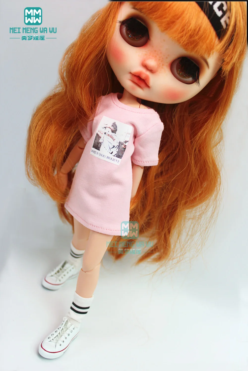 Blyth одежда модная длинная футболка ребристые носки для кукол 28-30 см Azone 1/6 | Игрушки
