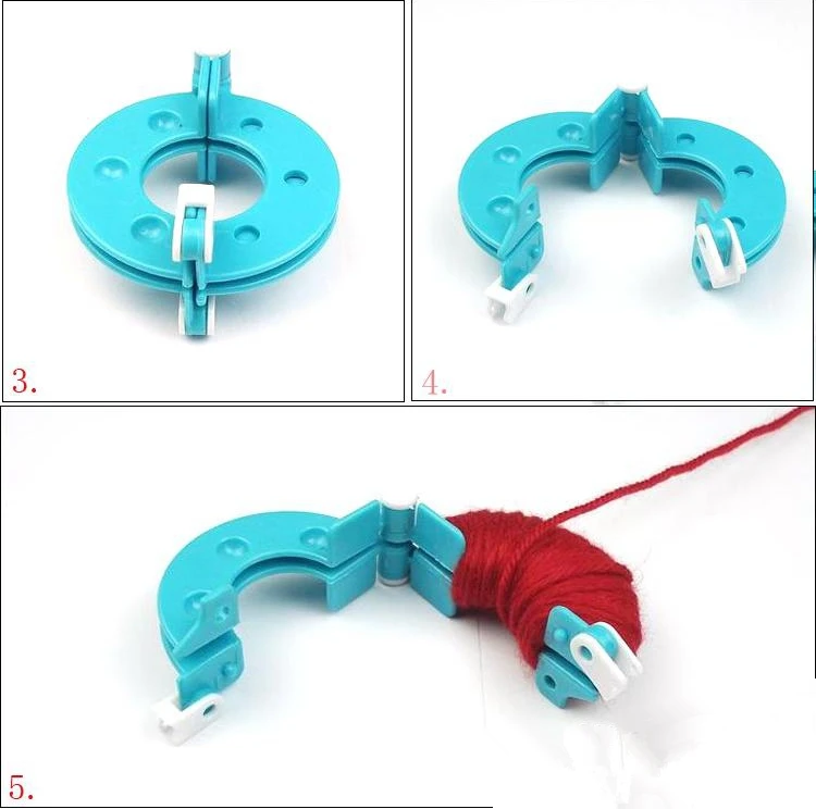 Бесплатная доставка DIY помпоны устройство для изготовления пушистых шариков