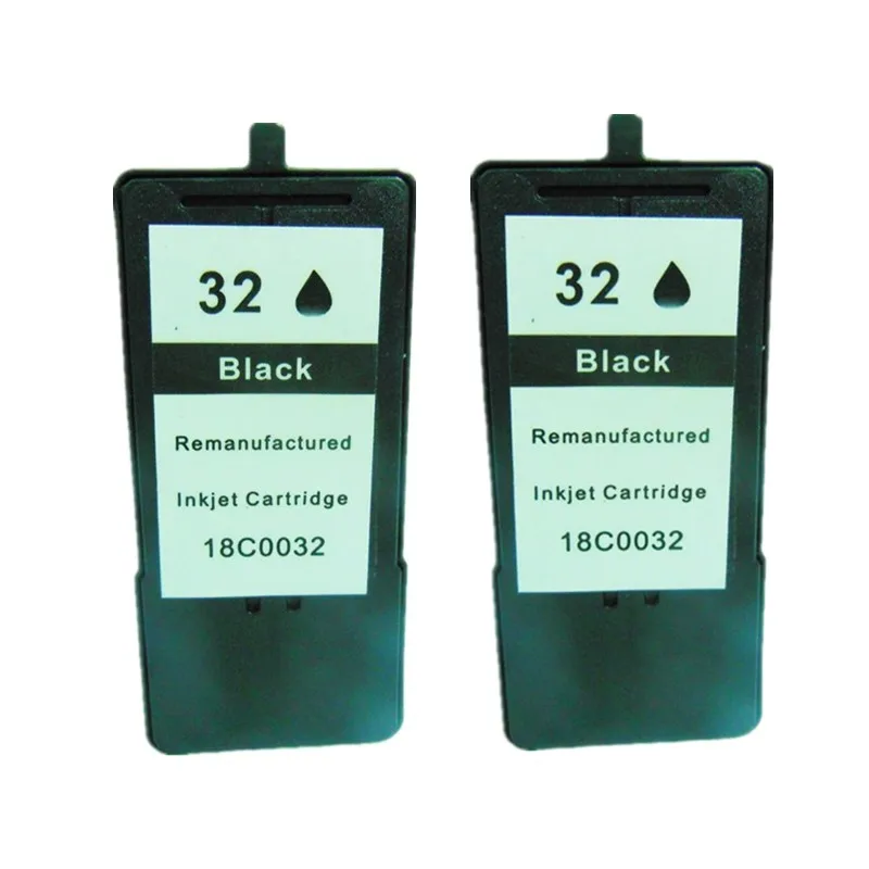 2 шт. для Lexmark 32 чернильный картридж 18C0032 P4330 P4350 P6200 P6250 P6350 P910 P915 X3350 X4300 X5250 X5260 X5270 X5400