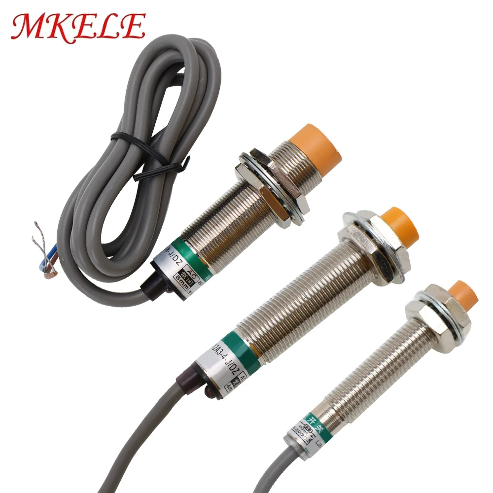 

Switch LJ8 12 18A3-2 4 8 Inductive Proximity Sensor Switch Free shipping NPN PNP 3-Wires DC6-36v AC110V-220V Normally Open Close