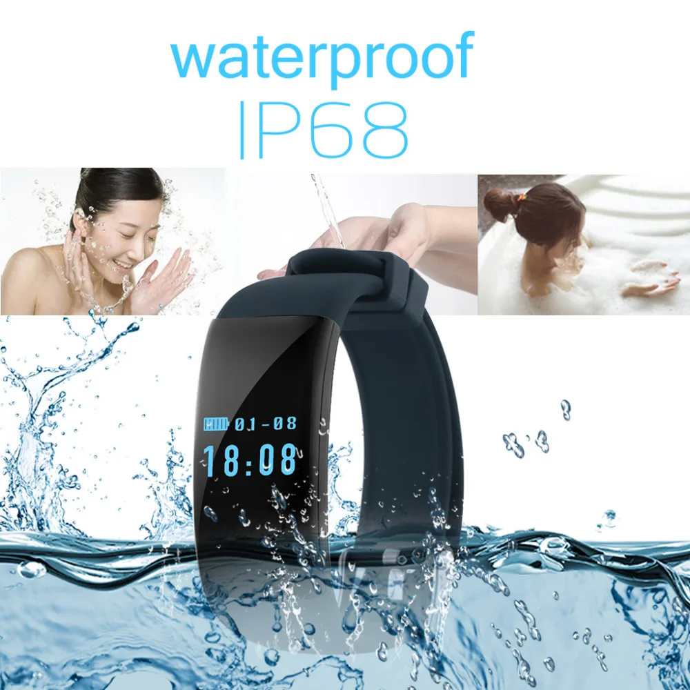 2018 умные часы с Bluetooth Смарт браслет пульсометр трекер активности фитнес для IOS