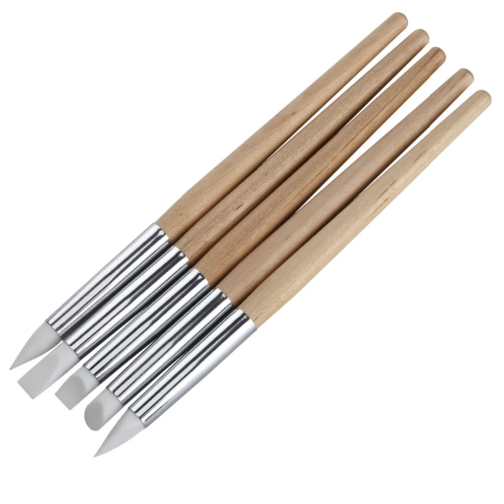 5 шт. силиконовая ручка для гравировки ногтей | Красота и здоровье